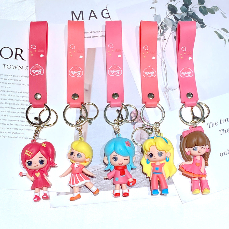 Wholesale Cartoon Dancing Little Girl Cute Keychain Creative Keychain ACC-KC-Gongz001