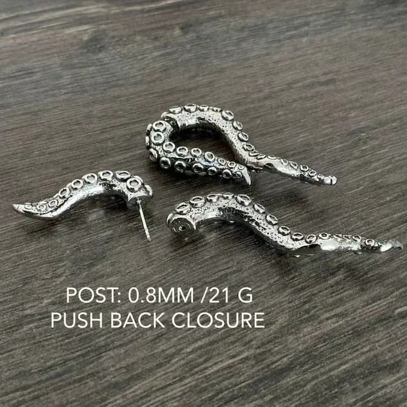 Wholesale octopus touchable detachable earrings