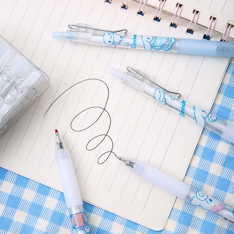 Wholesale Blue Dog Box Press Pen Metal Pen Clip Press Gel Pen