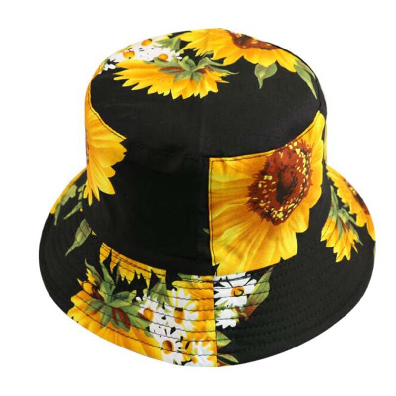 Wholesale  Fashion Printed Cherry Fisherman Hat Bucket Hat