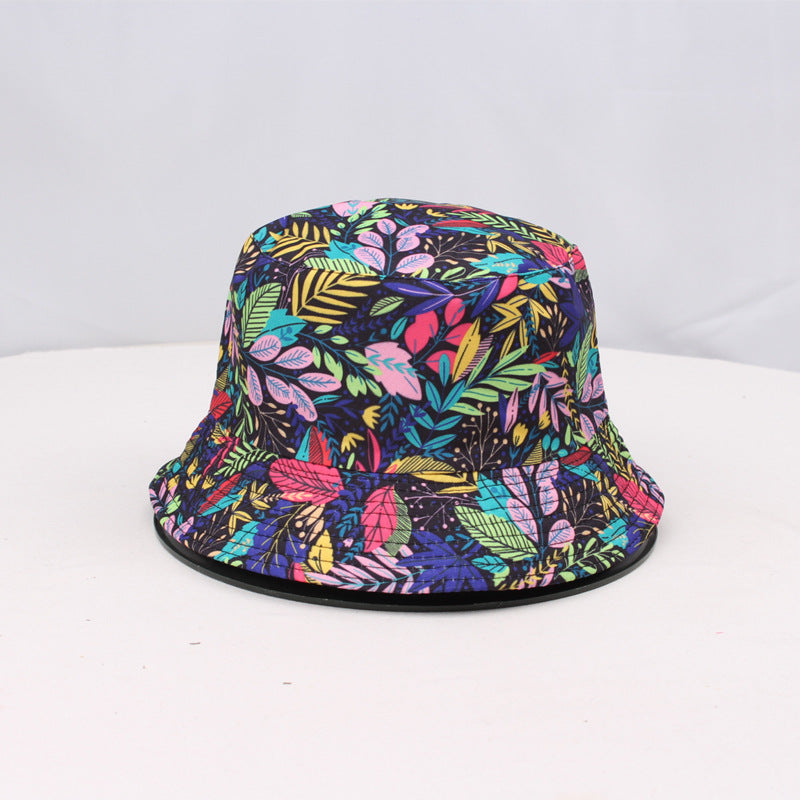Wholesale  printed double-sided fisherman hat bucket hat