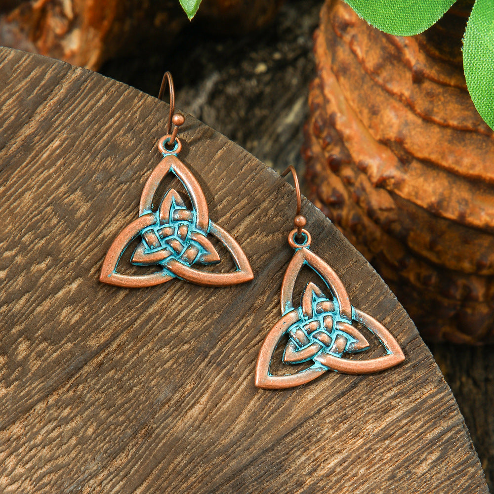Wholesale Zinc Alloy Bohemian Geometric Hollow Earrings