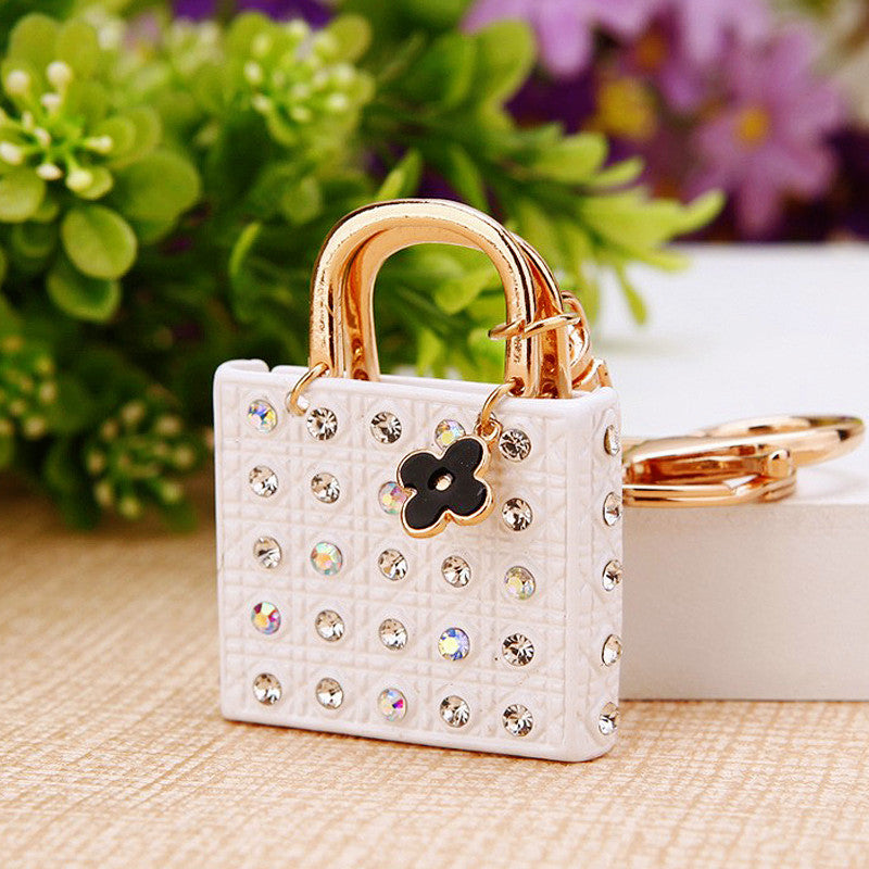 Wholesale Pearl Diamond Zinc Alloy Keychains ACC-KC-RuiYuan002