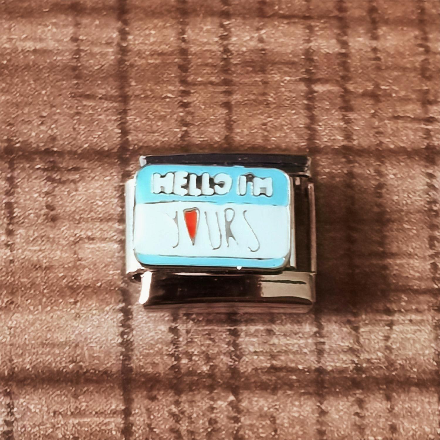 Wholesale 2pcs Italian Charm Bracelet 9mm DIY Spliced Removable Stainless Steel Student Composable Bracelet ACC-BT-XY016