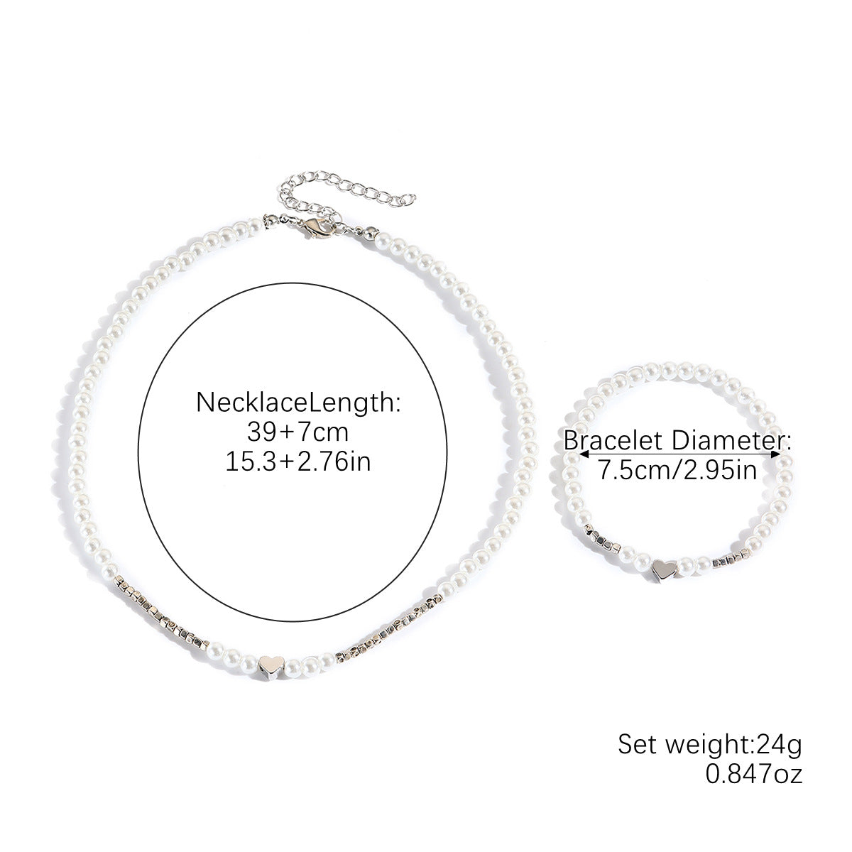 Wholesale  Baroque Pearl Bracelet Necklace