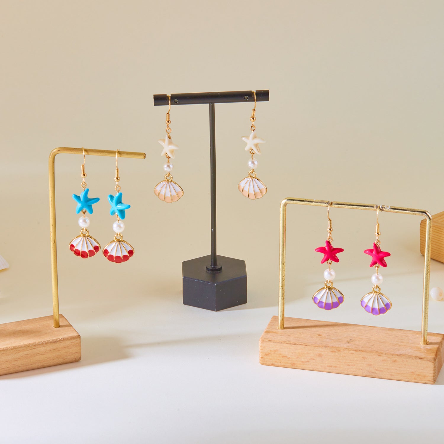 Wholesale  summer sea shell earrings