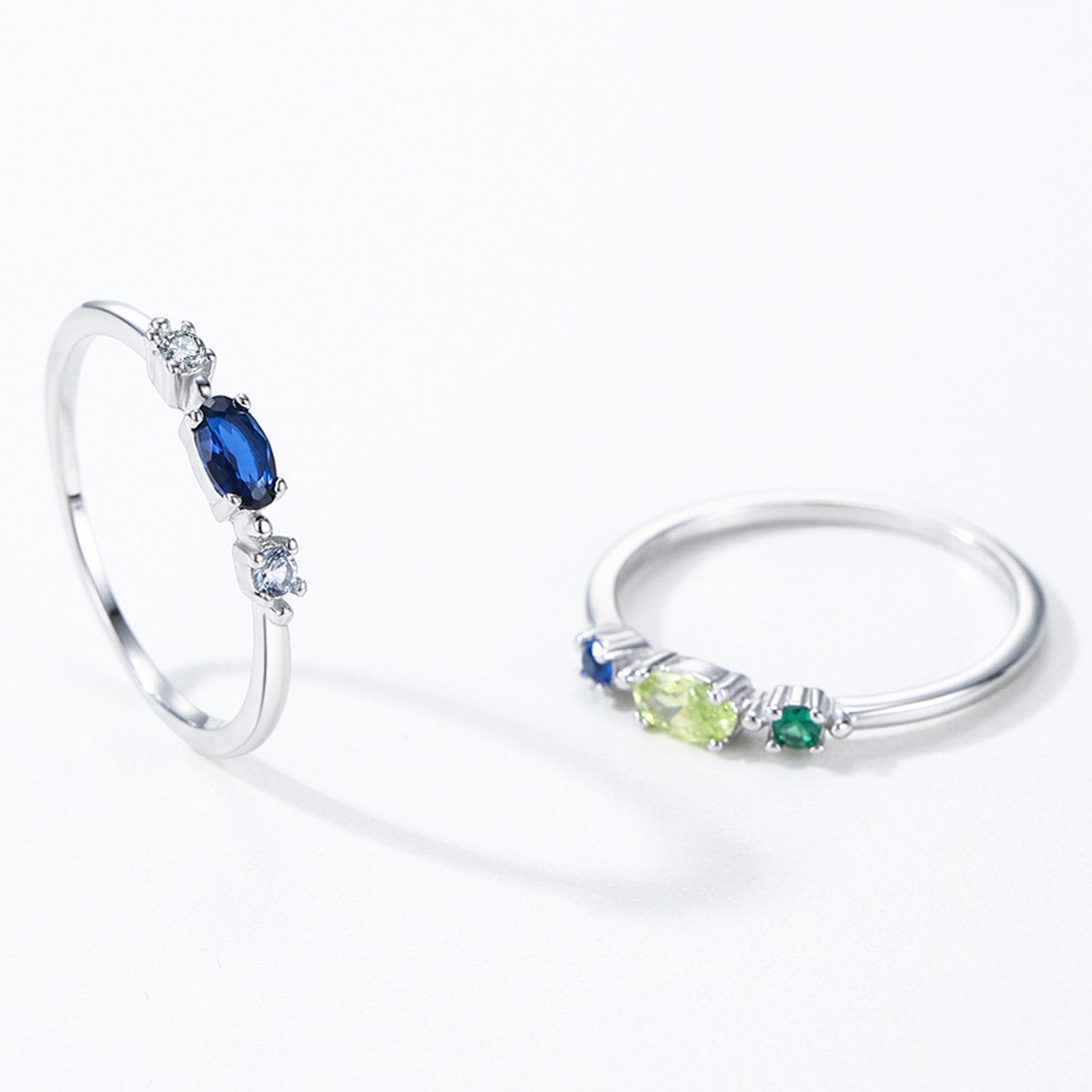 Wholesale S925 Sterling Silver Vintage Sapphire Ring