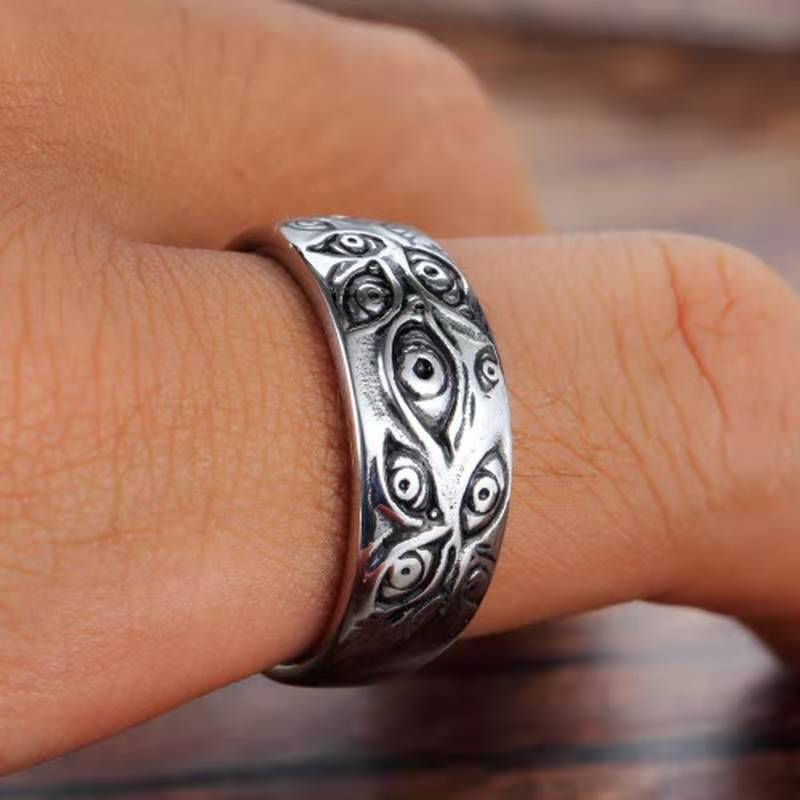 Wholesale Alloy Evil Eye Rings