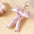 Wholesale  Bright Surface Butterfly Knot Cotton Luxury Keychains