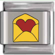 Wholesale Italian Charm Bracelet 9mm DIY Splicing Romantic Heart Shape Shiny Letterhead Stainless Steel Composable Bracelet