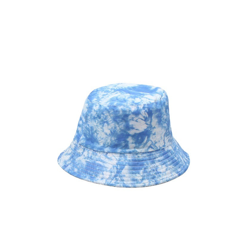 Wholesale Tie-Dyed Double-Sided Large-brim Fisherman's Hat Bucket Hat