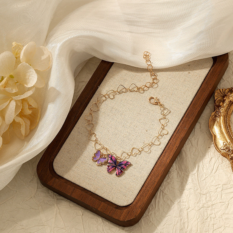 Wholesale Butterfly Heart Bracelet