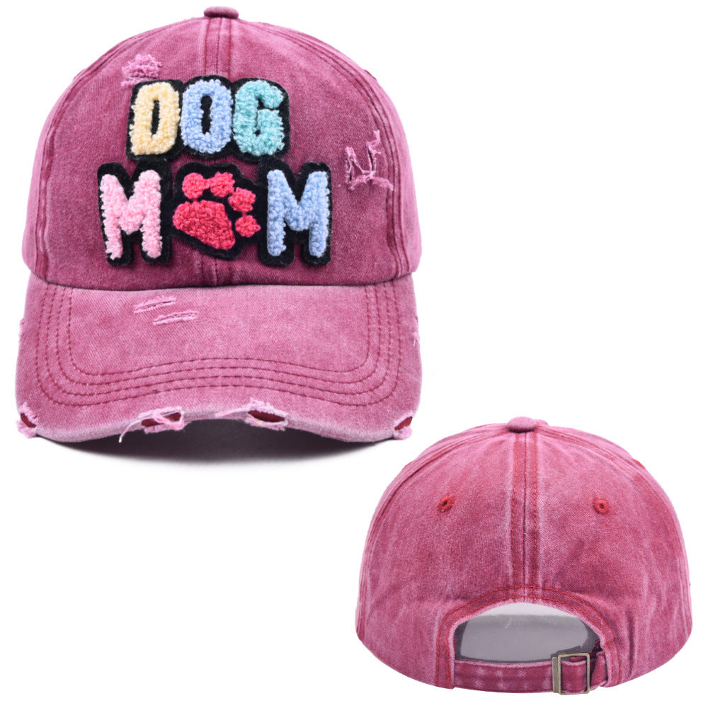 Wholesale Cotton Letter DOG MAMA Baseball Cap