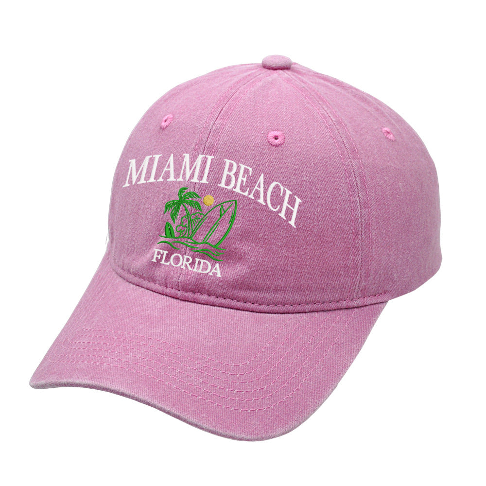 Wholesale Vintage Beach Hat Baseball Cap Embroidered Beach Cap ACC-HT-HaiPu003
