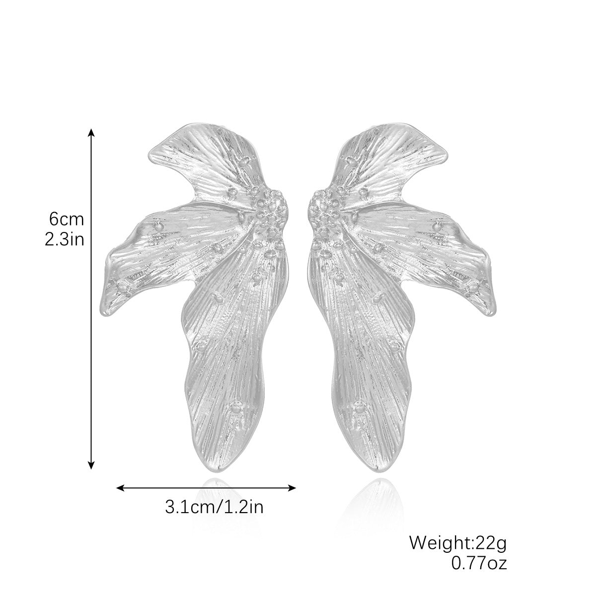 Wholesale  retro high-end sense agate gem foreign trade exaggerated alloy earrings