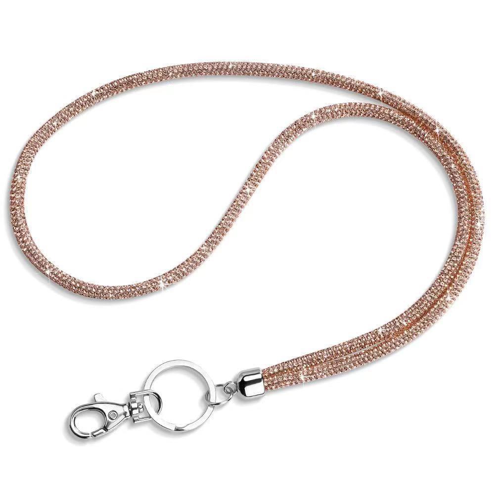 Wholesale Rhinestone Crossbody Lanyard Keychain ACC-KC-LingYu002