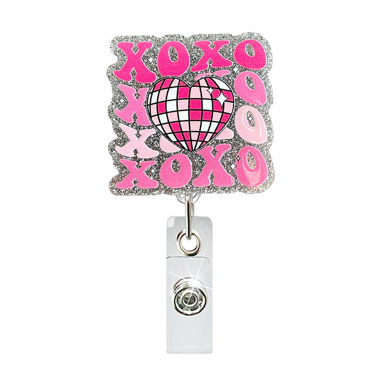 Wholesale easy-pull telescopic name Badge Reels