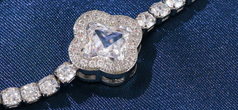 Wholesale  Creative Bracelet Simple Copper Zircon Bracelet