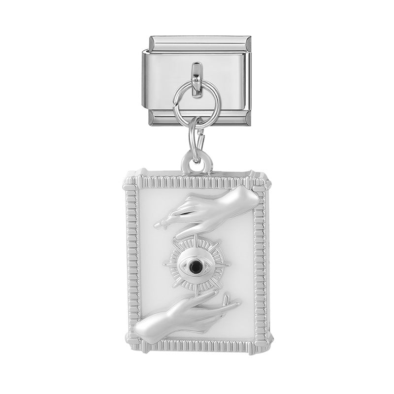 Wholesale Italian Charm Bracelet 9mm DIY Splicing Cute Creative Stainless Steel Composable Bracelet