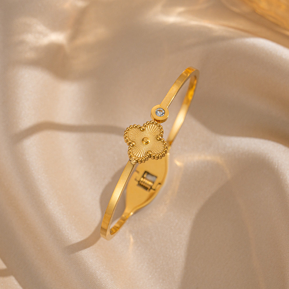 Wholesale Titanium Steel Diamond Bracelet ACCVIP-BT-KuCai016