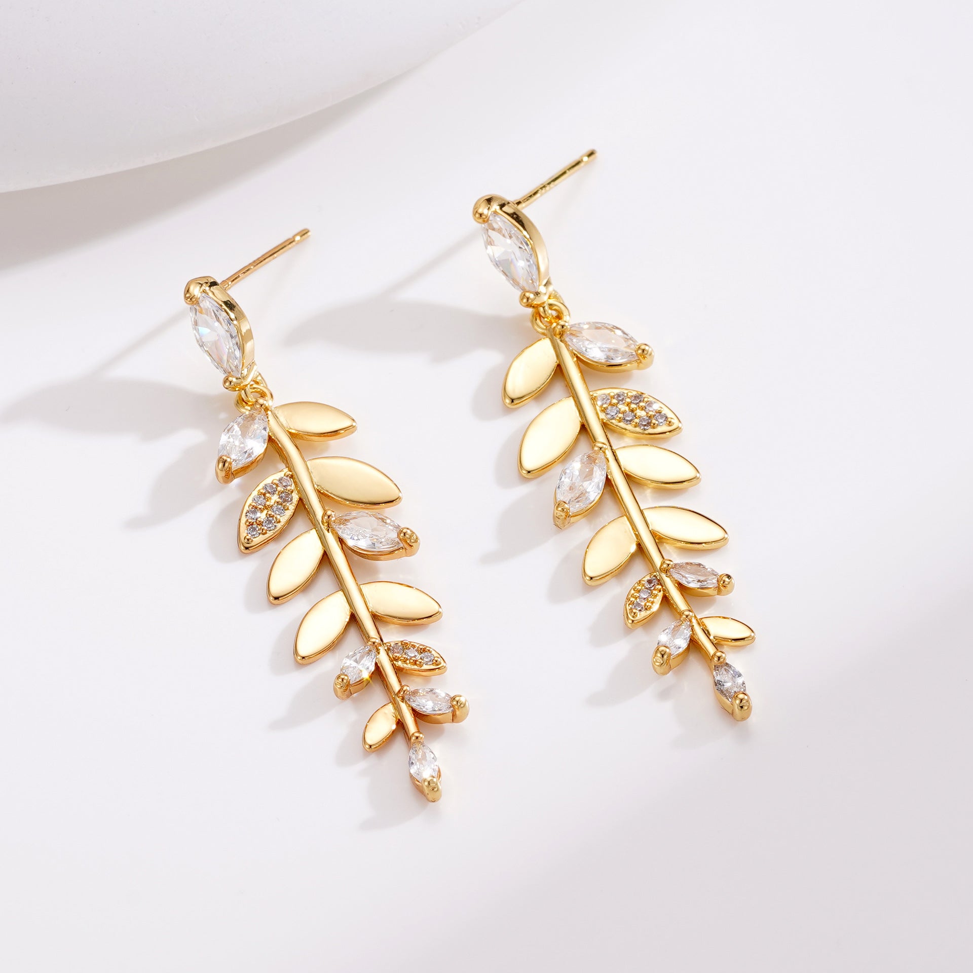 Wholesale silver needle earrings tassel earrings