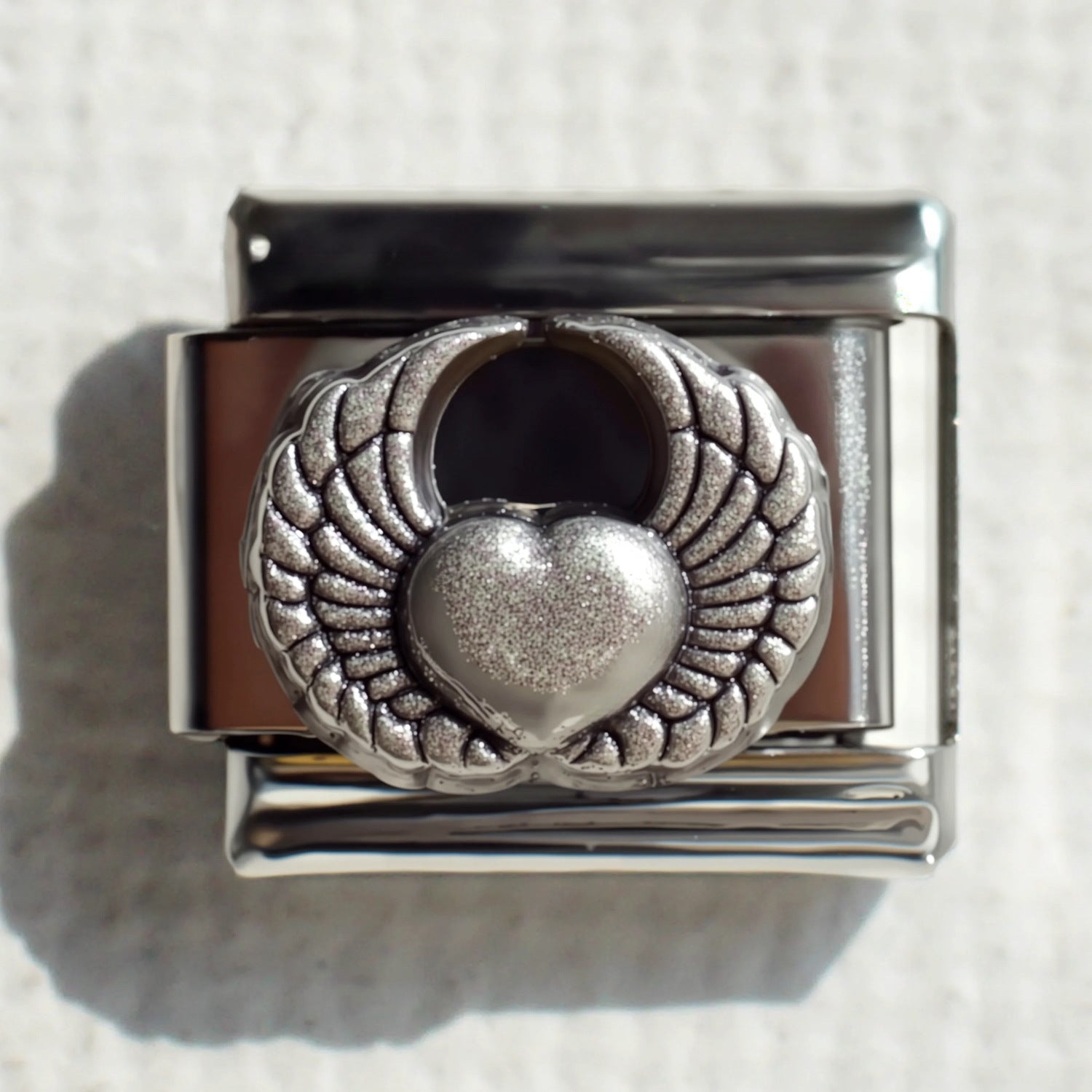 Wholesale 9mm Italian Charms Stainless steel Italian charm heart & elephant bracelet DIY elastic bracelet