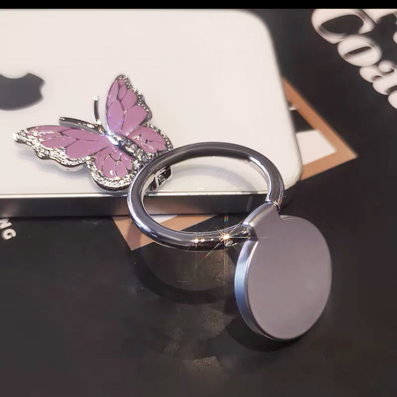 Wholesale Metal Butterfly Ring Buckle phone stand