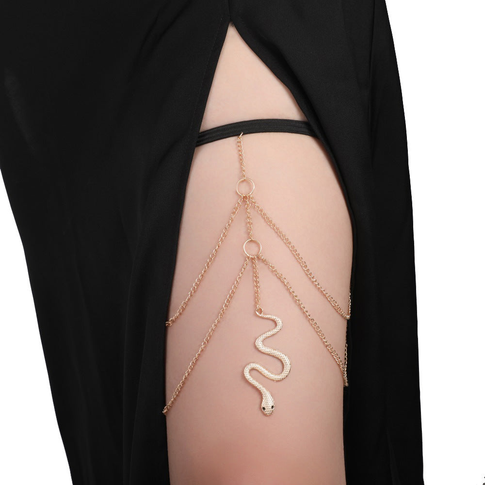 Wholesale Elastic rope double layer pendant chain leg chain