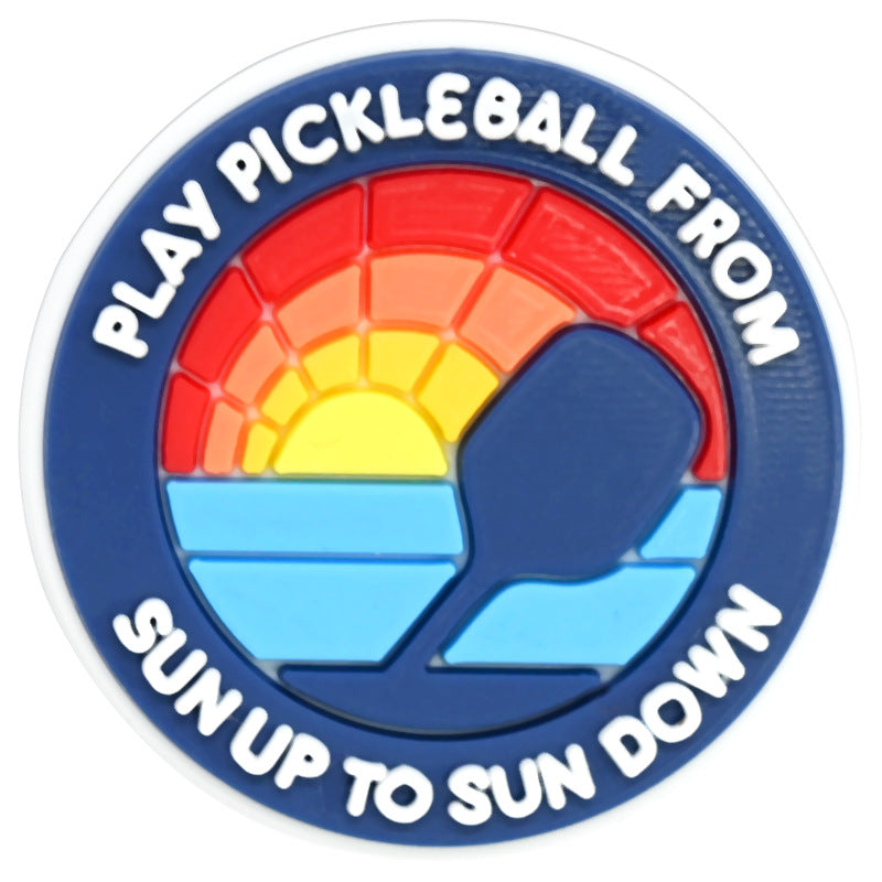 Wholesale Random 100pcs Sports Series Pickleball Shoes Accessories Shoes Charms