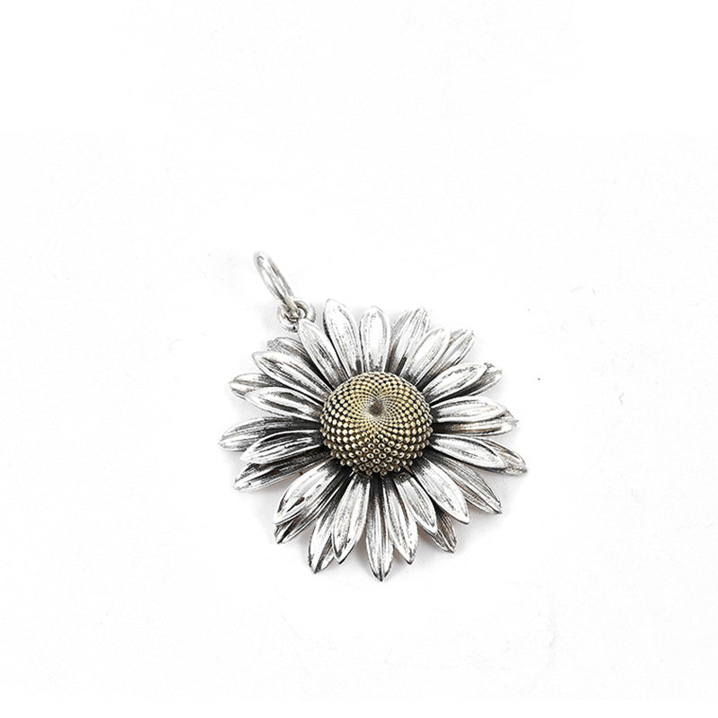 Wholesale Summer Daisy Flower Pendant Necklace
