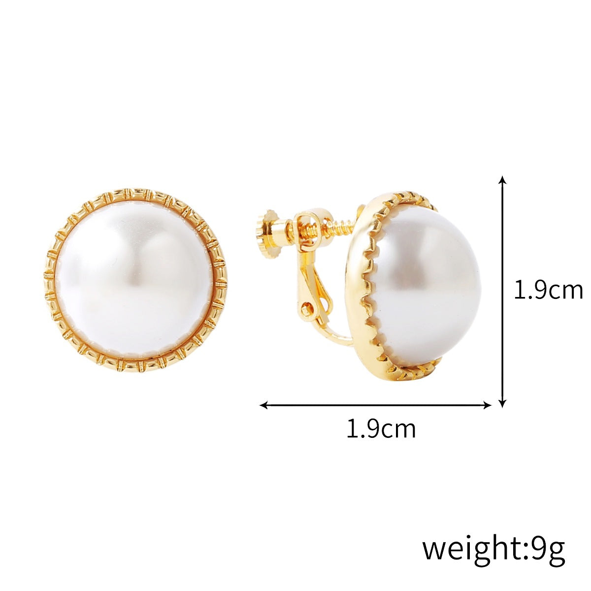 Wholesale Baroque Pearl Earrings Ear Cuff ACC-ES-ManYi004
