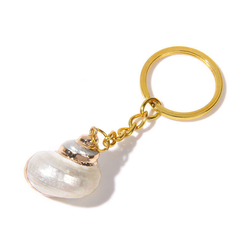 Wholesale Shell Golden Beach Keychain ACC-KC-GEB001