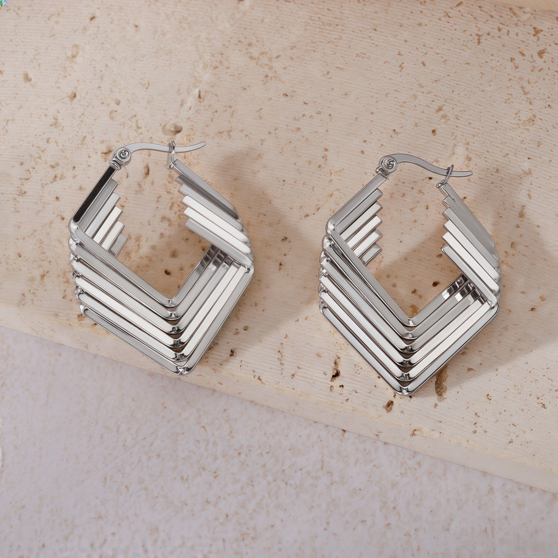 Wholesale titanium steel  non-fading earrings