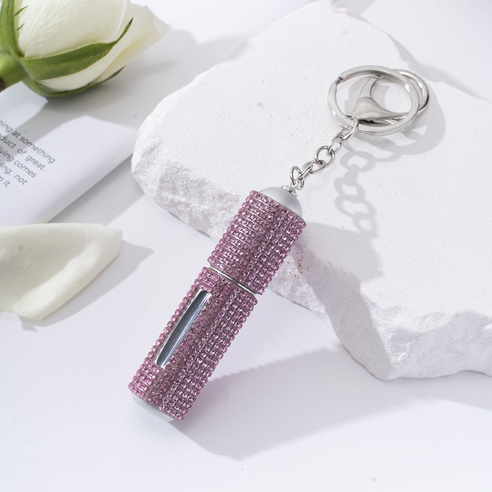 Wholesale Rhinestone Perfume Bottle Keychain ACC-KC-ZhiYa032