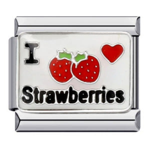 Wholesale Italian Charm Bracelet 9mm DIY Splicing Removable Fruit and Vegetable Series Stainless Steel Composable Bracelet