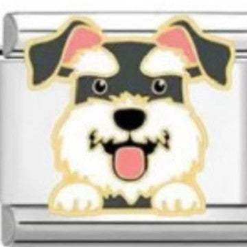 Wholesale Italian Charm Bracelet 9mm DIY Splicing Dog Series Stainless Steel Composable Bracelet