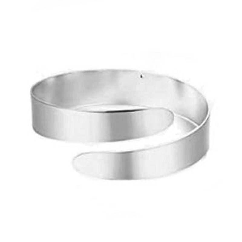 Wholesale  cross personality leaf arm ring line leaf geometric glossy bracelet