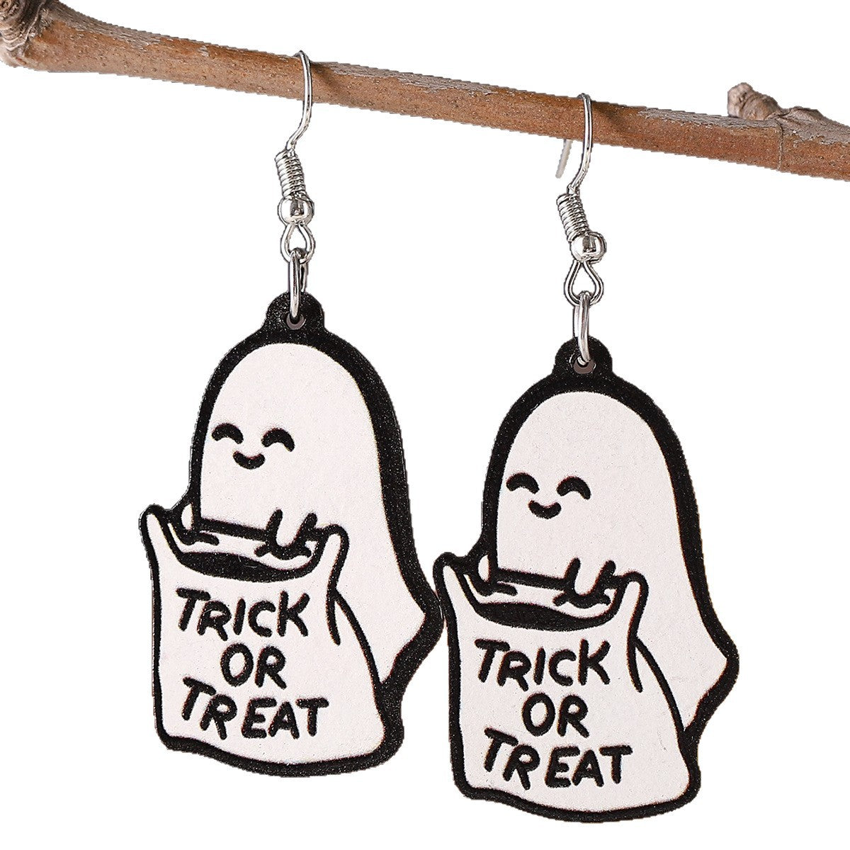 Wholesale  Gothic Ghost Flower Book Pocket Ghost Acrylic Pendant