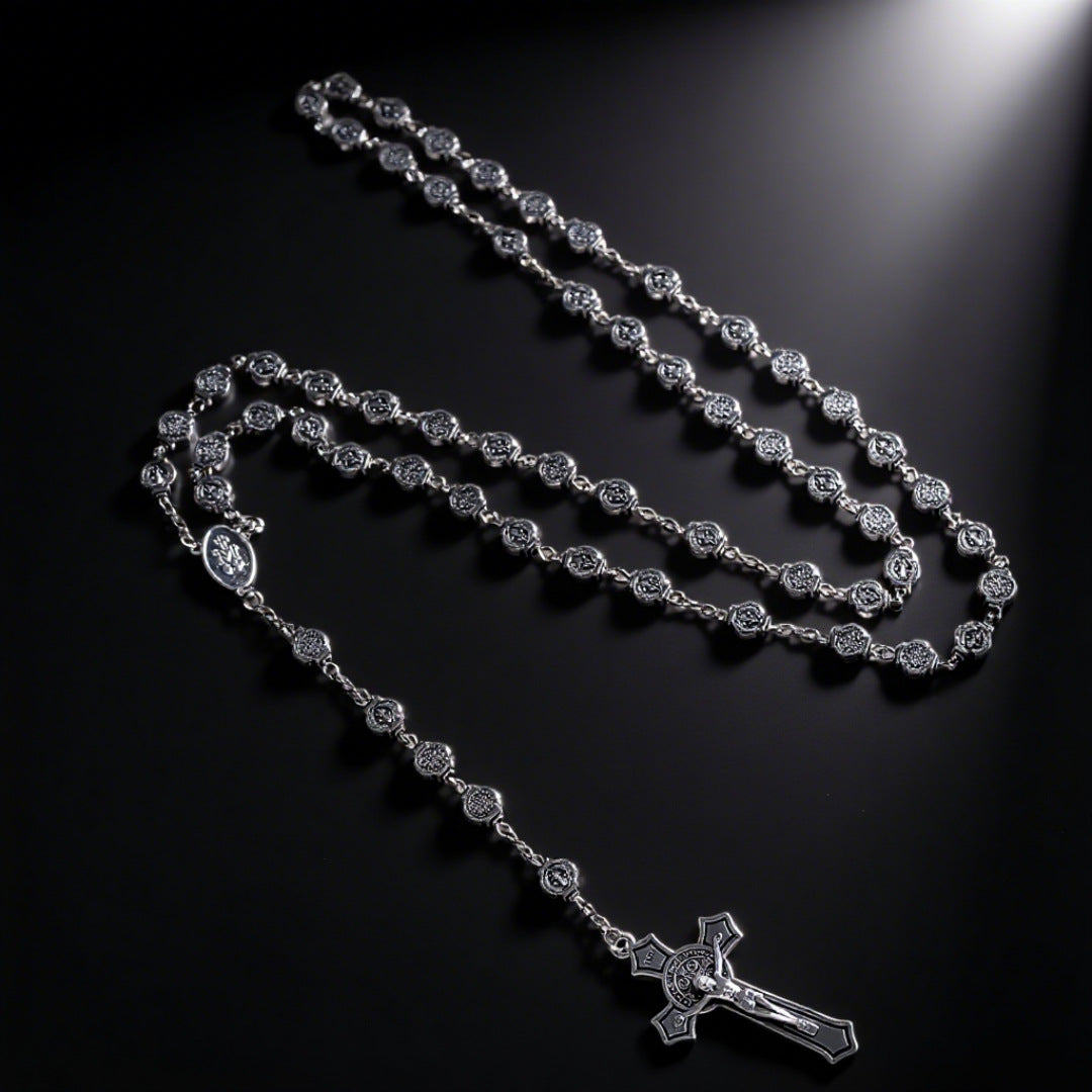Wholesale Vintage Rune Cross Long Necklace
