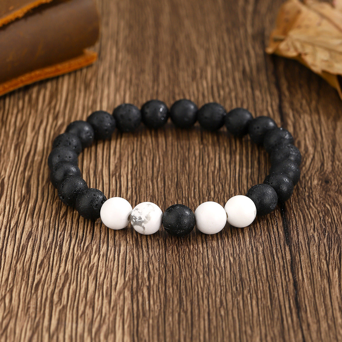 Wholesale Retro Turquoise Tiger Eye Stone Elastic Bracelet Trendy Unisex Jewelry Accessory For Everyday Wear And Gift