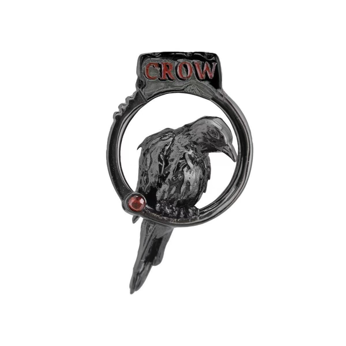 Wholesale Creative and Personalized Crow Handcuffs Diamond Earrings