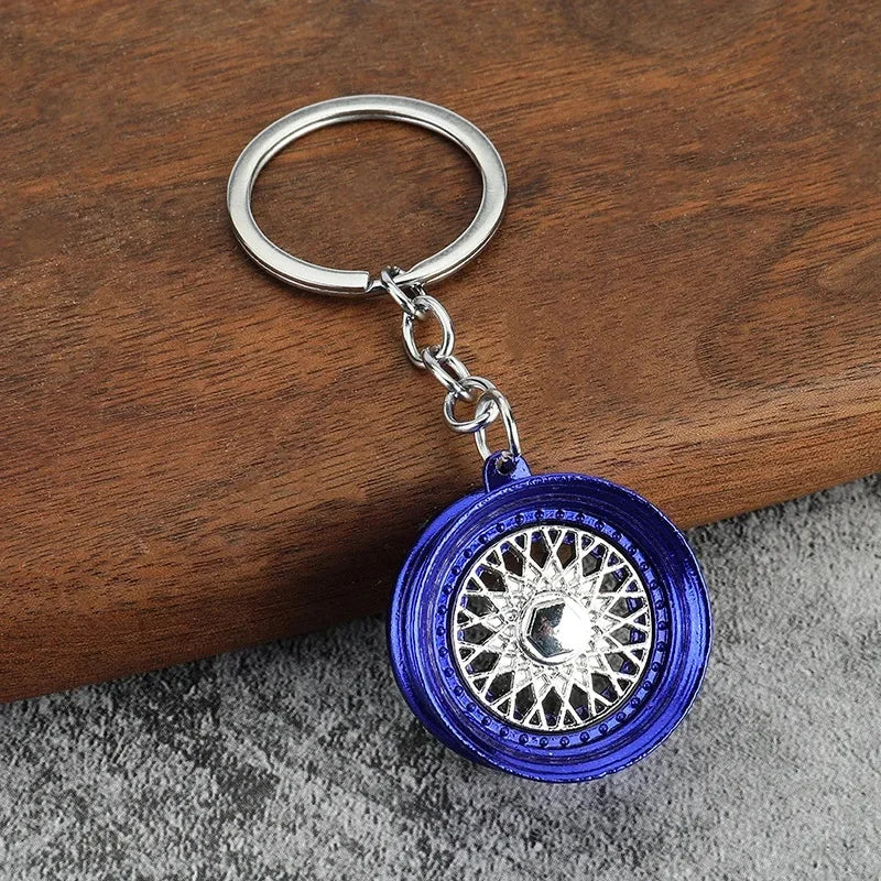Wholesale  Wheel Rim Simulation Keychain