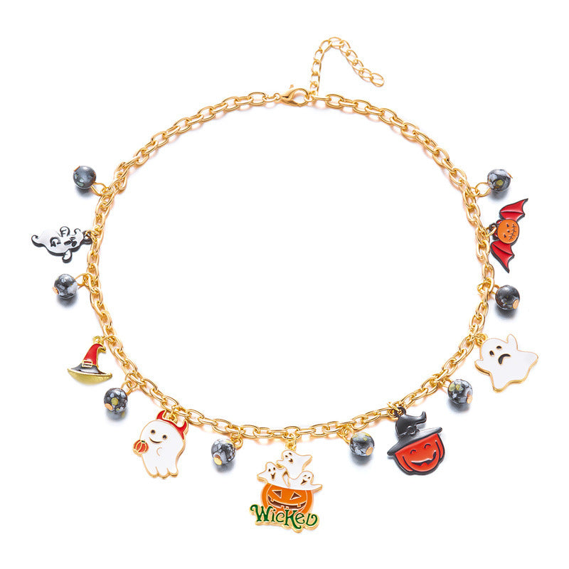 Wholesale  Necklaces Cat Pumpkin Necklaces