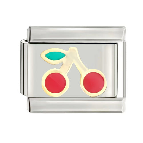 Wholesale Italian Charm Starter Bracelets DIY square Single Section Creative Stainless Steel Composable Bracelet