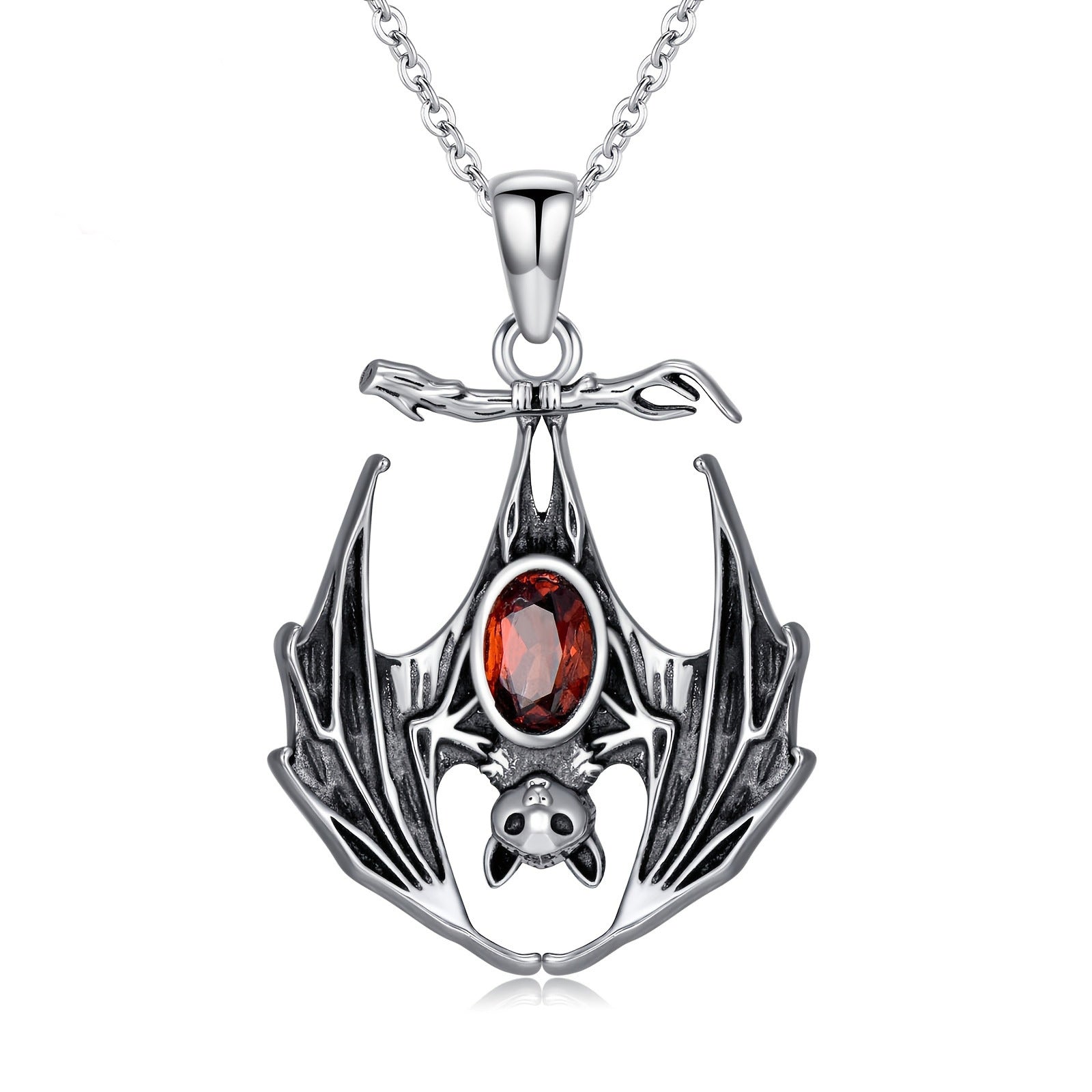 Wholesale Retro  inverted bat clavicle chain gothic old  Halloween necklace