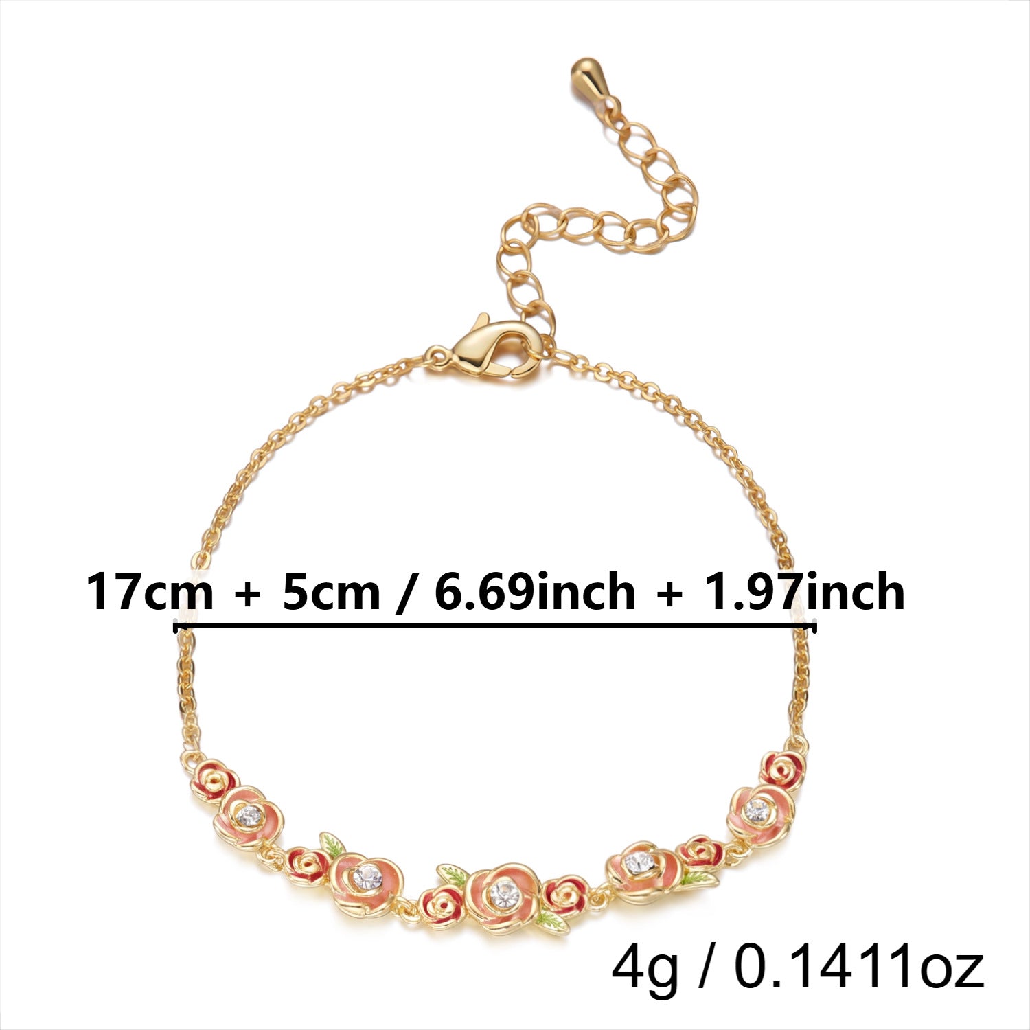 Wholesale Retro Enamel Flower Open Bangle For Women Hollow Out Copper Jewelry Accessory Boutique Resale Party Gift