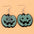 Wholesale Halloween  earrings grimace pumpkin acrylic earrings