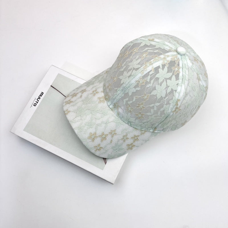 Wholesale Lace Baseball Cap Mesh Breathable Sunscreen Hat Baseball Cap