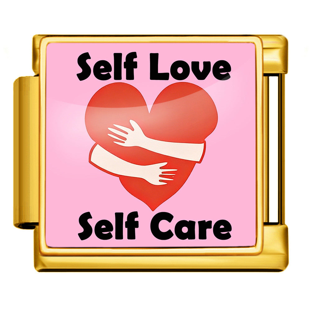 Wholesale Stainless Steel Square Pink Pattern DIY Patchwork Bracelet Fashion Jewelry Gift