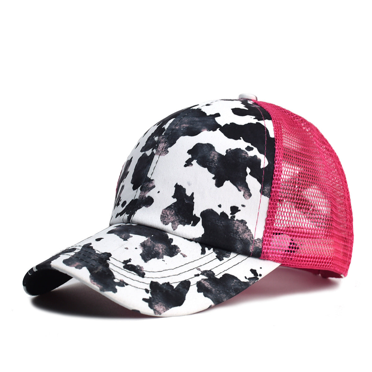 Wholesale Western Style Cow Pattern Mesh Cap Baseball Cap Hat ACC-HT-YuXue002